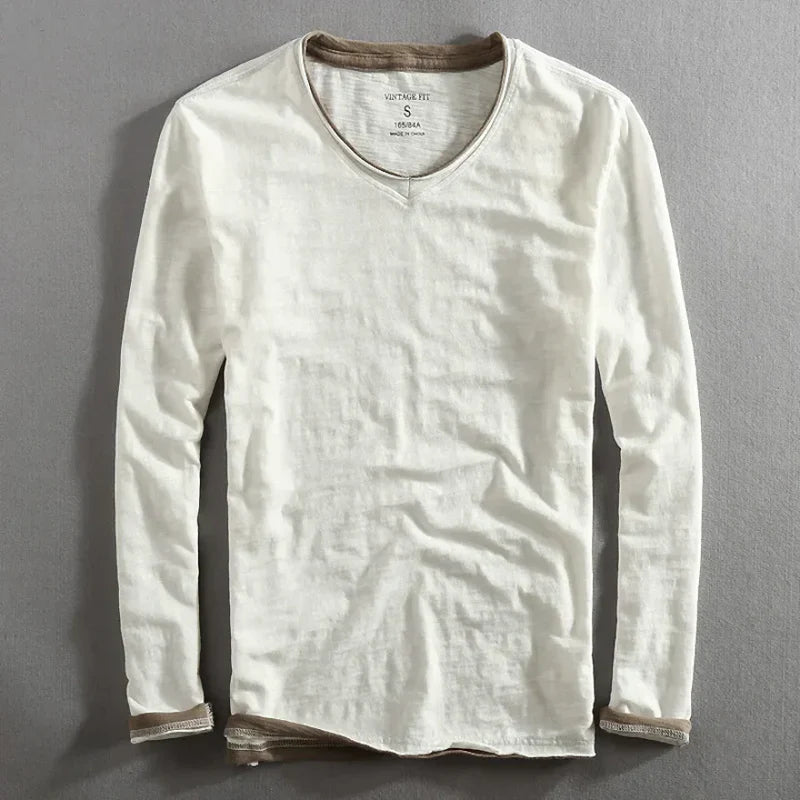 MONTAGUE YORK | LONG-SLEEVED COTTON SHIRT