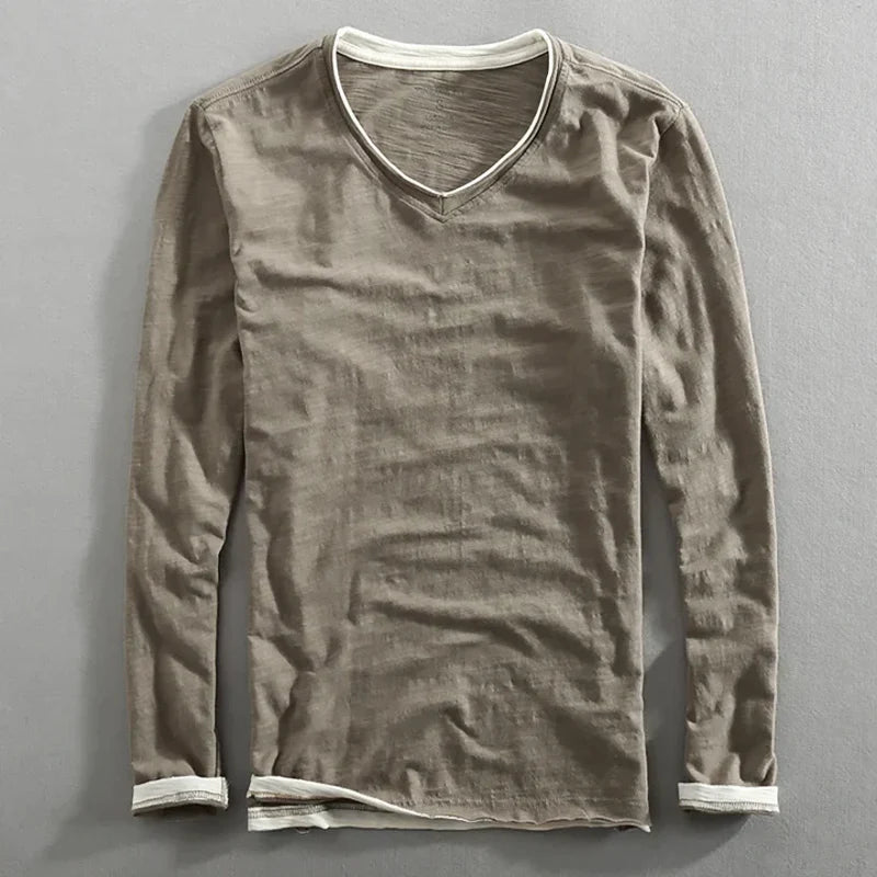 MONTAGUE YORK | LONG-SLEEVED COTTON SHIRT