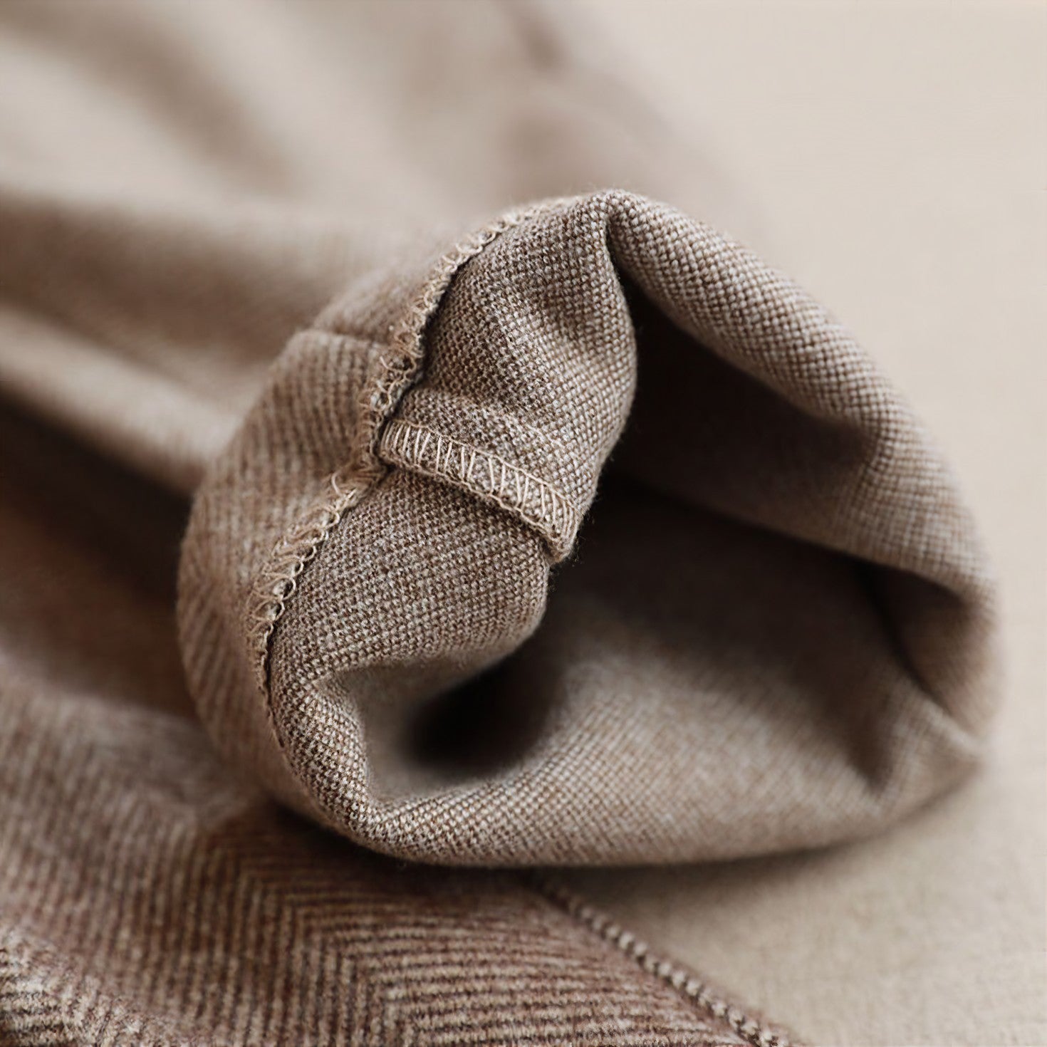 ELEGANT PURE WOOL TAILOR-MADE PANTS