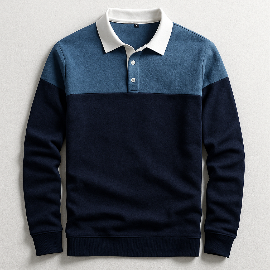 MONTAGUE YORK | LUXURY LONG-SLEEVE POLO SHIRT