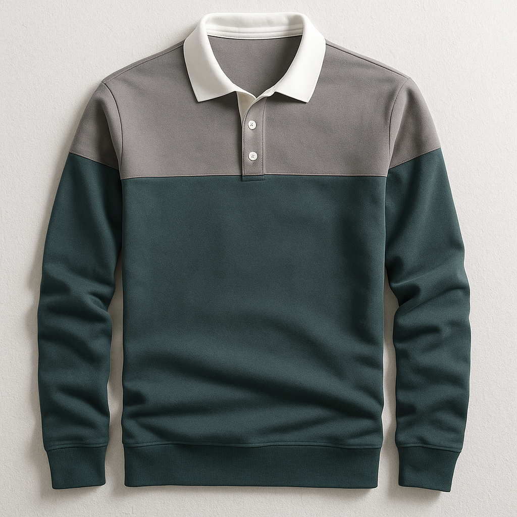 MONTAGUE YORK | LUXURY LONG-SLEEVE POLO SHIRT