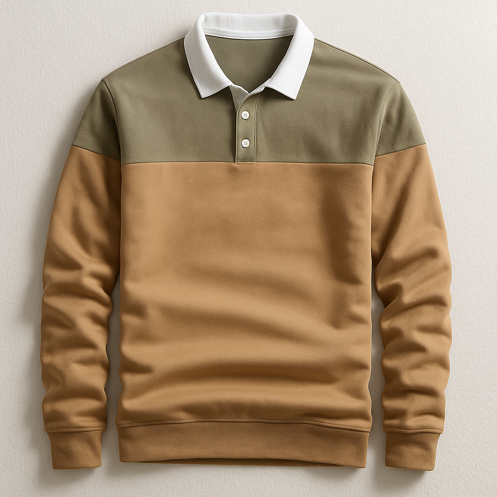 MONTAGUE YORK | LUXURY LONG-SLEEVE POLO SHIRT
