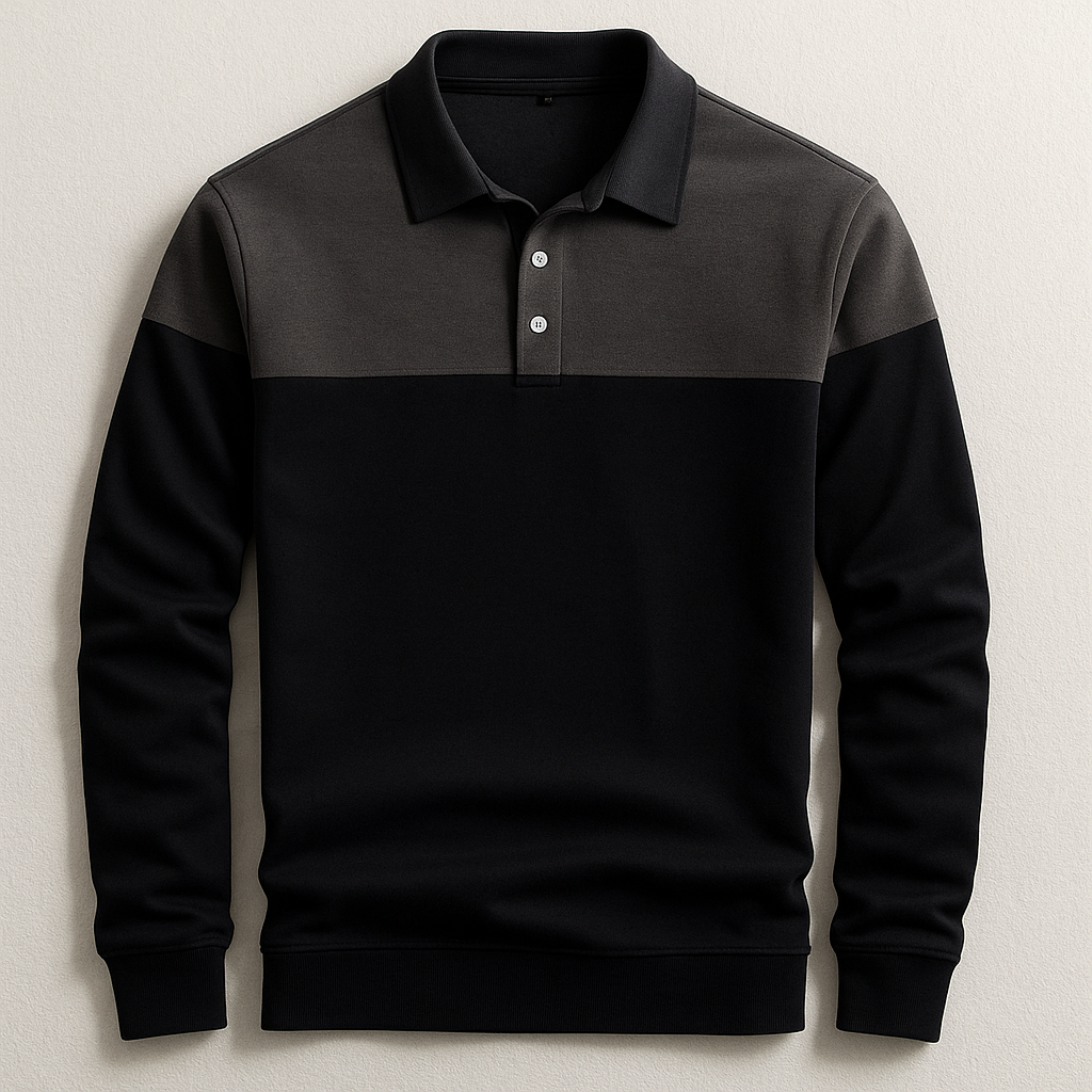 MONTAGUE YORK | LUXURY LONG-SLEEVE POLO SHIRT