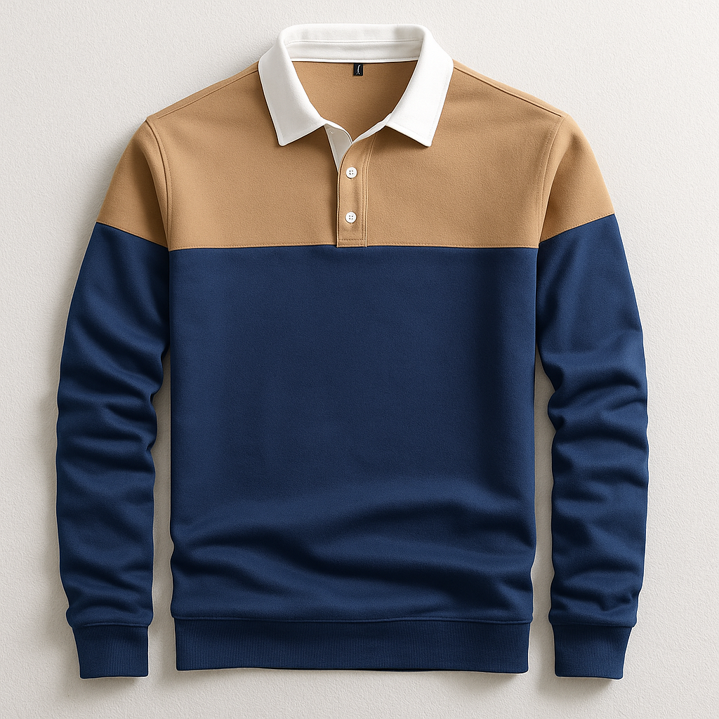 MONTAGUE YORK | LUXURY LONG-SLEEVE POLO SHIRT