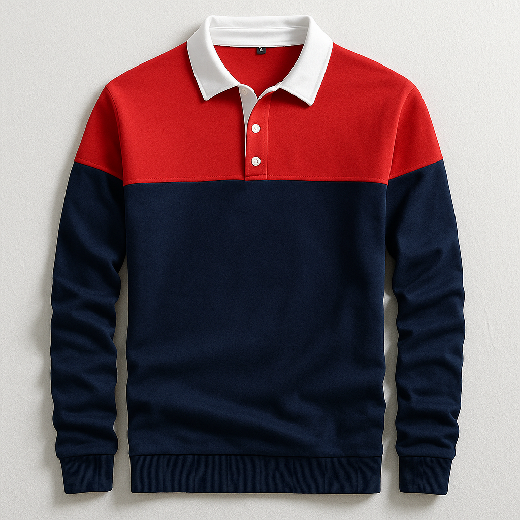 MONTAGUE YORK | LUXURY LONG-SLEEVE POLO SHIRT