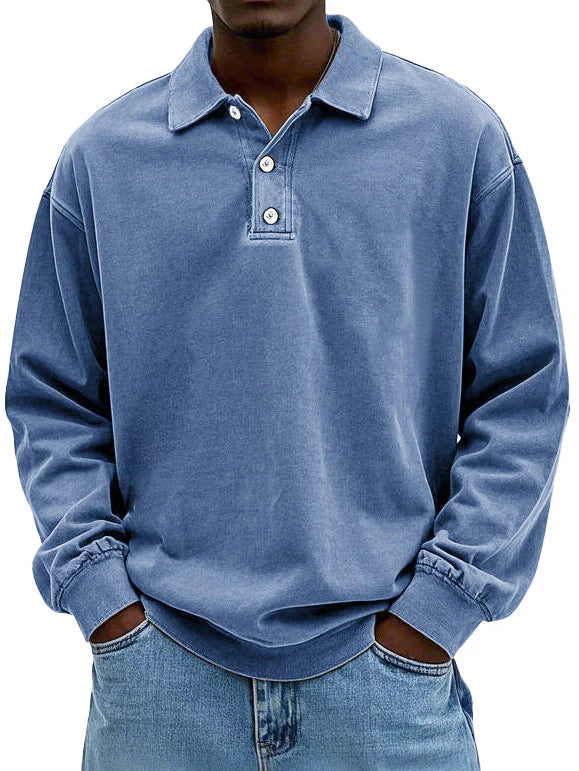 MONTAGUE YORK | CASUAL POLO SWEATER