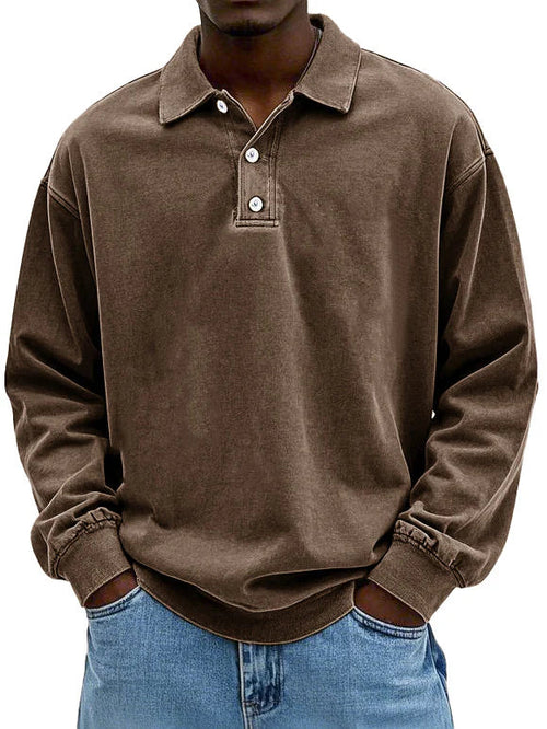 MONTAGUE YORK | CASUAL POLO SWEATER