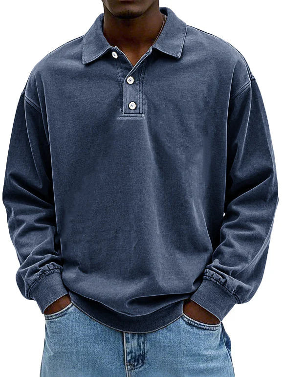 MONTAGUE YORK | CASUAL POLO SWEATER